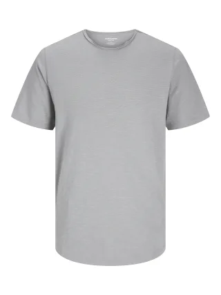 JACK&JONES - JJEBASHER TEE O-NECK SS NOOS ultimate grey - Gr. - XXL