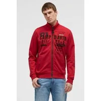 CAMP DAVID Sweatjacke mit Reißverschlusstaschen