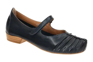 Everybody 30508H2296 GALEGA Riemchen Pumps blu Echtleder Damenschuhe