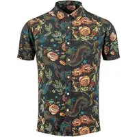 Key Largo Kurzarmhemd MSH KLDRAGON 1/2 allover printed (1-tlg)