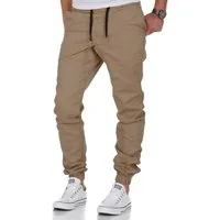 Amaci&Sons Chinohose NEW JERSEY Basic Jogger-Chino Herren Stretch Jogger Basic Chino Jeans Hose Cargo