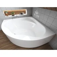 KOLMAN Badewanne Eckbadewanne Standard 150x150, Ablaufgarnitur & Füße GRATIS