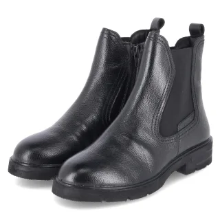 Tamaris Chelsea Boots  Schwarz - Gr. 40 -  Textil und Synthetik