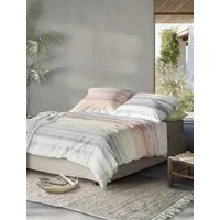 Irisette Bettwäsche Easy 8706, Seersucker, 2 teilig, kühlend und atmungsaktiv, pflegeleicht und bügelfrei