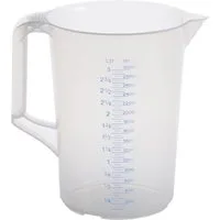 hünersdorff Messbecher, Polypropylen, Messkanne geschlossener Griff 3000 ml