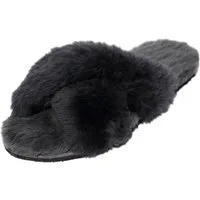 Hollert Damen Hausschuhe Florida gefüttert echt Merino Lammfell Pantolette