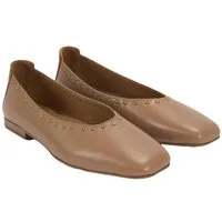 Desa Damen-Ballerinas – Obermaterial und Futter aus Leder, flacher Absatz, Ballettschuh