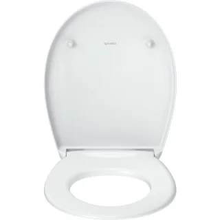 Duravit Univavo WC-Sitz Oval 0023690000 Absenkautomatik, abnehmbar, Scharniere Edelstahl, Weiß