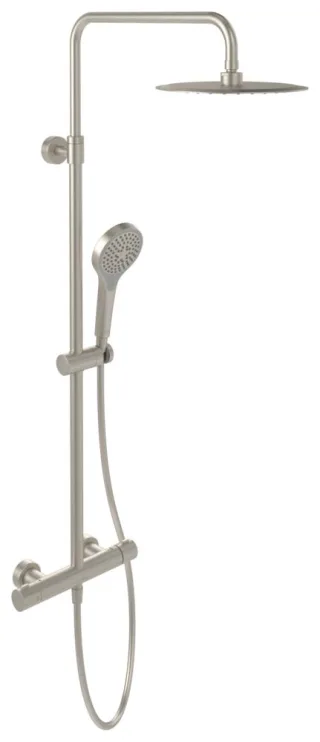 Villeroy & Boch Duschsystem Verve Showers 287x1093x472mm wandm Brushed Nickel Matt TVS10900500064