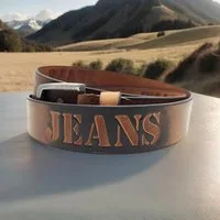 Lemasi Ledergürtel echt Leder Gürtel Jeansgürtel aus Büffelvollleder "Jeans"