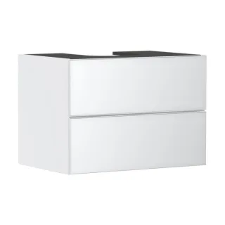 hansgrohe Xevolos E Waschtischunterschrank 54187320 780x555x550mm, 2 Schubladen, mattweiß, weiß metallic