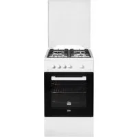 BEKO Gas-Standherd FSG52010FW, Herausnehmbares Innenglas – für eine besonders einfache Reinigung