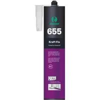 Ramsauer Klebstoff 655 Kraft Fix Hybrid-Klebstoff Montagekleber - 310 ml Kartusche, Farbe: Weiss - Hybrid-Klebstoff mit hoher Soforthaftung