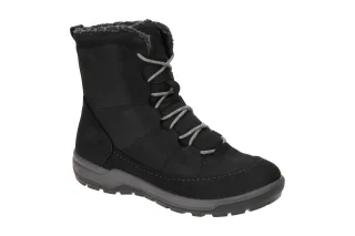 Ecco 832153 TRACE LITE Damen Winterstiefel schwarz Nubuck HydroMax Warmfutter