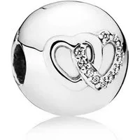 Pandora Bead Moments Verbundene Herzen Clip