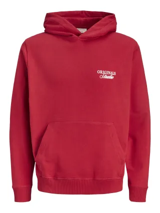JACK&JONES - JORNORREBRO TYPO BACK SWEAT HOOD SN - Gr. - S