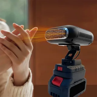 Rechargeable Portable Car Heater Fan Adjustable Angle Efficient Heat Dissipation Compact PTC Heating Fan Winter Essentia