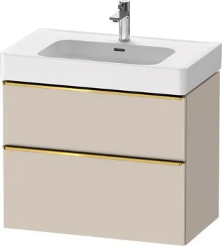 Duravit D-Neo Waschtischunterbau wandhängend Taupe Matt 784x452x625 mm - DE4377034910000 DE4377034910000