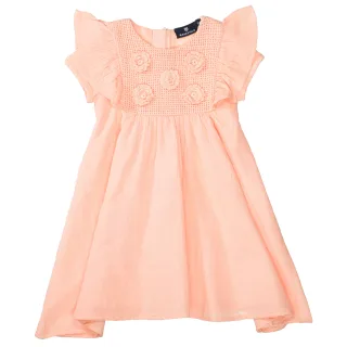 BASEFIELD - Md.-Kleid peach - Gr. - 104/110
