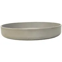 VIVANNO Pflanzschale Fiberglas ORYVEN Schale - Betongrau Beton-Design (1 St), 30x5 cm