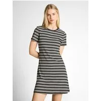 TOM TAILOR Denim Sommerkleid Sommerkleid im Streifen-Look