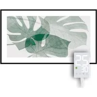 Heidenfeld Infrarotheizung HF-HP105 Elektroheizung inkl. Thermostat & 10 J. Garantie, 400-1000 W, 10 J. Garantie, Überhitzungsschutz, Infrarotheizung mit Thermostat