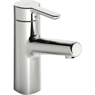 Hansa Hansadesigno Waschtischarmatur 51722283 ohne Ablaufgarnitur, Ausladung 119 mm, chrom