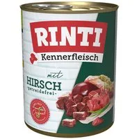 Rinti Kennerfleisch Hirsch 800 g - 12 Stück, für: Hund