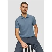 s.Oliver Poloshirt Poloshirt Kragen, Knopfleiste, kurzarm