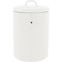 Bastion Collections Tasse Bastion Collections - Vorratsdose Dose 1,1 Liter Keramik Weiß LI/JAR, Keramik