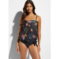 bonprix Tankini (Set, 2-St) modischer Bandeau-Look mit abnehmbaren und verstellbaren Trägern