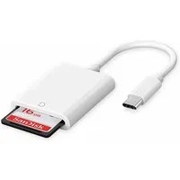 Bolwins D65 USB-C auf SD Kartenleser Speicherkarte OTG Kartenlesegerät Kabel Computer-Adapter USB-C Stecker zu SD-Kartensteckplatz, 10 cm, Plug & Play SD-Kartenleser Kompakte Bauform