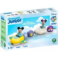 Playmobil® Mickys & Minnies Wolkenflug (71697), JUNIOR & Disney Konstruktions-Spielset, (7 St), Made in Europe
