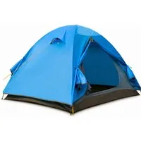 Diyarts Kuppelzelt Campingzelt 1-2 oder 3-5Personen, Personen: 2 (Einzelzelt, Zelt mit Gestänge, Tragetasche, Heringen, Seilen, Anleitung), Zelt 2 Personen oder 3-4 Personen, wasserdicht, schnell aufbaubar