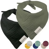 Piupet Tier-Halstuch Hundehalstuch I 2er Set Hundehalstücher I Hundezubehör I 58x40x40cm, zum Binden