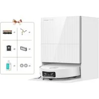 Dreame Saugroboter X60 Pro Ultra Complete, 600 W, ausfahrbahre Wisch-Pads, 40°C-Heißwischen, All-in-One-Basisstation