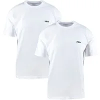 Fila Unterziehshirt (2er Pack) mit Rundhalsausschnitt und kurzen Ärmeln