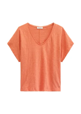 Marc OPolo Casual - T-Shirt loose Warm Orange - Gr. - XS