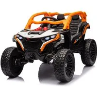 BoGi Elektro-Kinderauto Kinderfahrzeug 12V mit Schaukelfunktion, Musik & LED, Fahrspaß für Kinder mit Stil – Kinder-Buggy BJDL5188