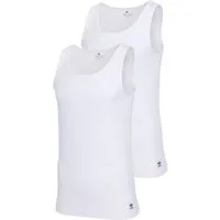 adidas Originals Muskelshirt Comfort Rib Cotton (2er-Pack) gerippt, Baumwollmix, atmungsaktiv, schlicht, Basic