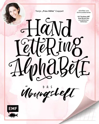 Handlettering Alphabete ? Das Übungsheft: Schriften und Schmuckelemente: Mit Hilfslinien zum perfekten Lettering