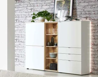 Andiamo Home Highboard mit Schubladen
