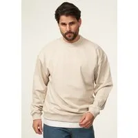SOULSTAR Sweatshirt S2AGEO Herren Oversize Pullover mit Rundhals-Ausschnitt Crew-Neck Sweater