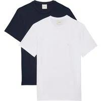 Calvin Klein T-Shirt 2 Pack SS STRETCH COTTON SLIM TEE (Packung, 2-tlg) Rundhalsausschnitt, slim fit
