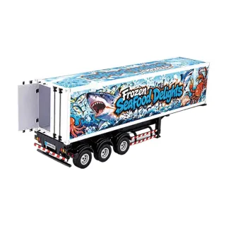 Huina 1505D 1/18 RC Car Seafood Refrigerated Truck Tractor for 1501 RC Truck