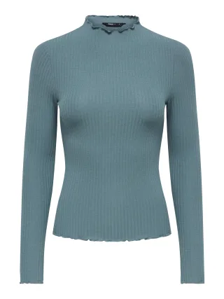 ONLY - ONLEMMA L/S HIGH NECK TOP NOOS JRS North Atlantic - Gr. - L