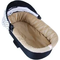 BabyLux Kinderwagen-Bezug BABYLUX Nestchen für Kinderwagen BABYWANNE + Matratze 2 Tlg Set, W103 Velvet Beige