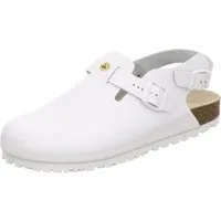 AFS-Schuhe 3194010 ESD-Clogs Pantolette für Herren mit Fußbett, bequeme Berufsschuhe aus Leder