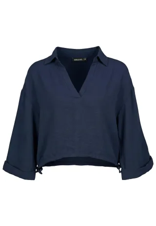 Authentic Style - RE9CIGt1cnphcm0gQmx1c2UgQmFzaWMvVU5J Blau - Gr. - XL