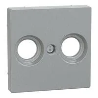 Zentralplatte für Antennendose aluminium, Retail